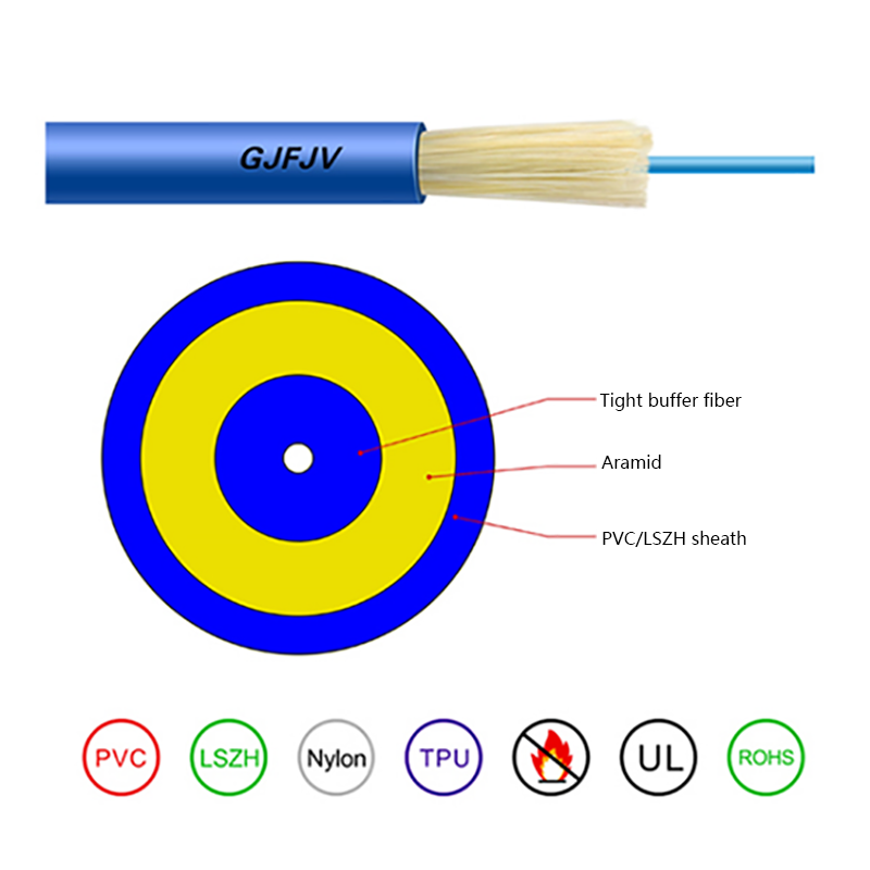 Kabel Optik Kawat Jumper Inti Tunggal GJFJV