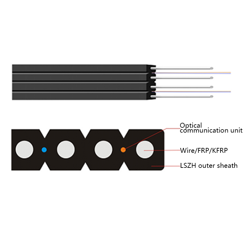 Kabel Optik Kupu-kupu Ganda FTTH